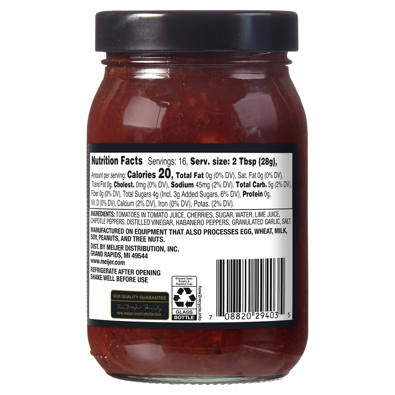 slide 3 of 3, FREDERIKS BY MEIJER Frederik's by Meijer Cherry Chipotle Medium Salsa, 16 oz