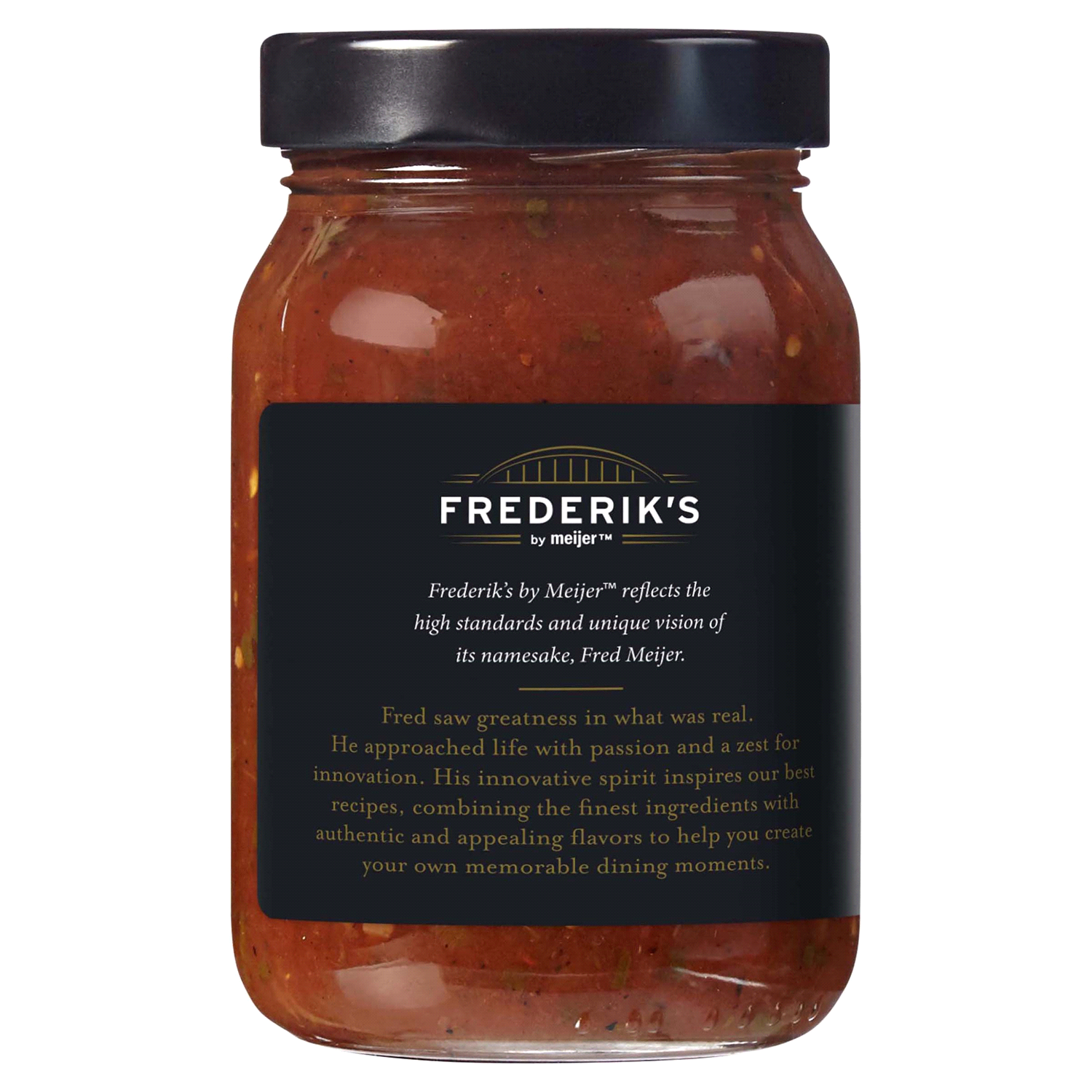 slide 2 of 3, FREDERIKS BY MEIJER Frederik's by Meijer Roasted Garlic Medium Salsa, 16 oz