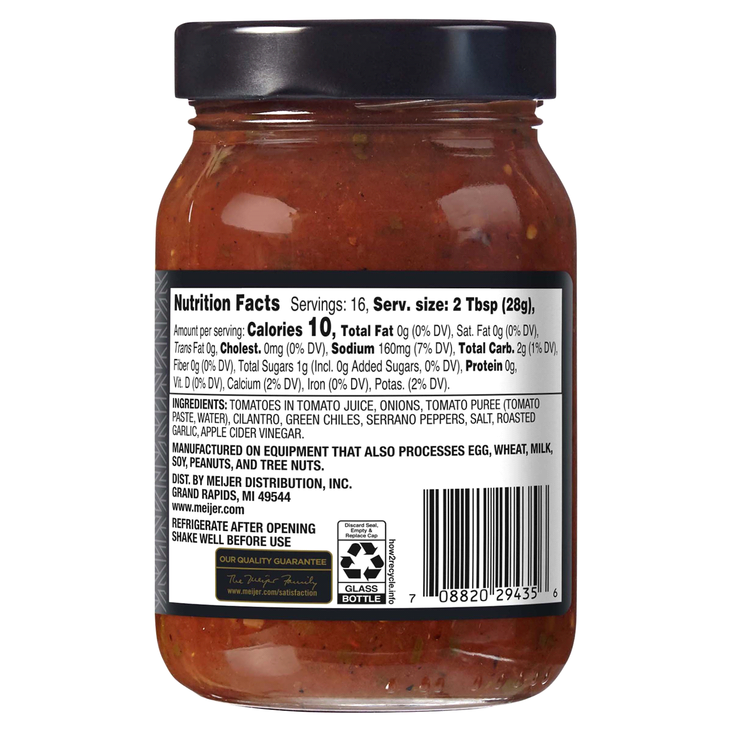 slide 3 of 3, FREDERIKS BY MEIJER Frederik's by Meijer Roasted Garlic Medium Salsa, 16 oz