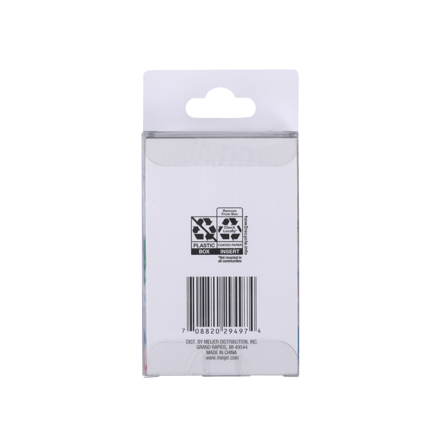 slide 2 of 2, Meijer Multi Colored Vinyl Paper Clips, 200 ct