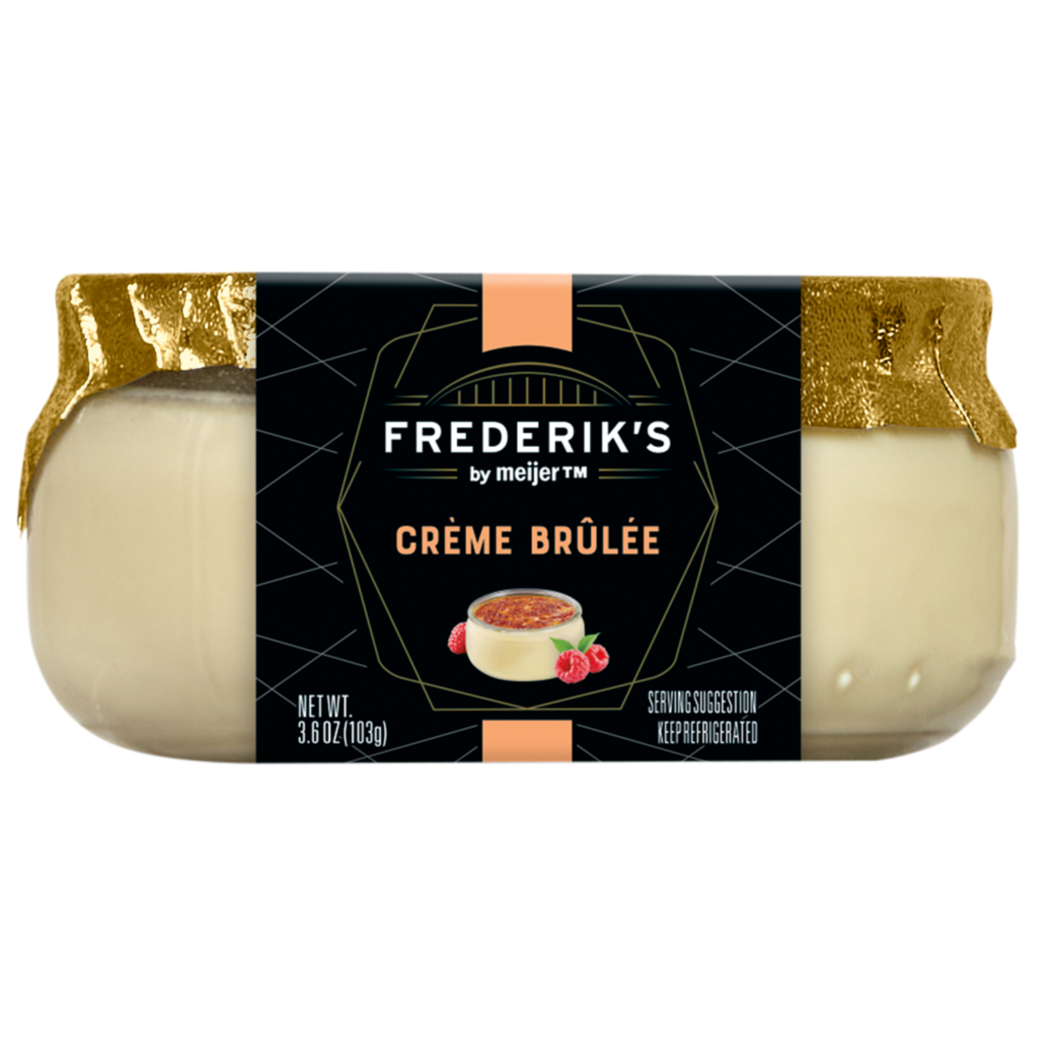 slide 1 of 2, FREDERIKS BY MEIJER Frederik's by Meijer Crème Brulée, 3.6 oz