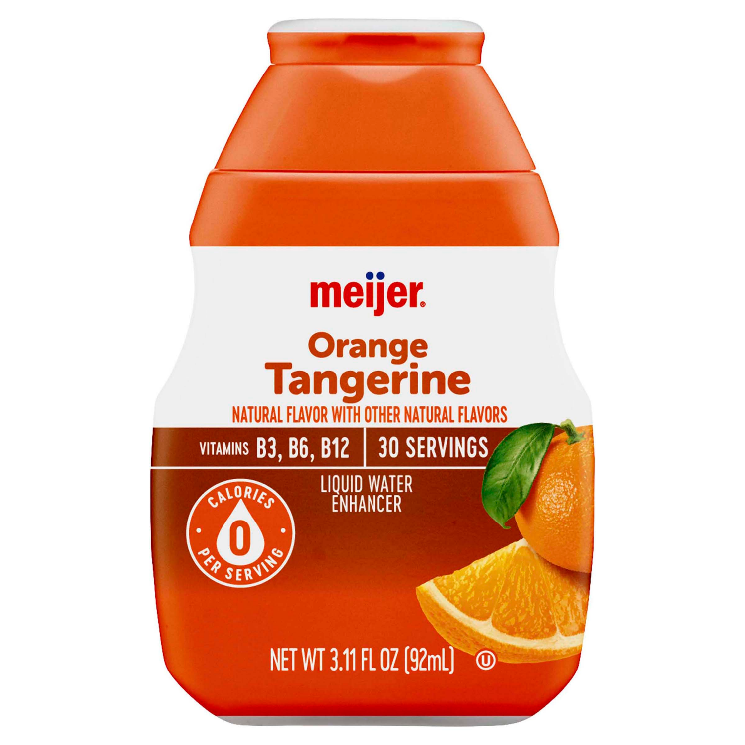 slide 1 of 2, Meijer Orange Tangerine Liquid Water Enhancer, 3.11 oz, 3.11 oz