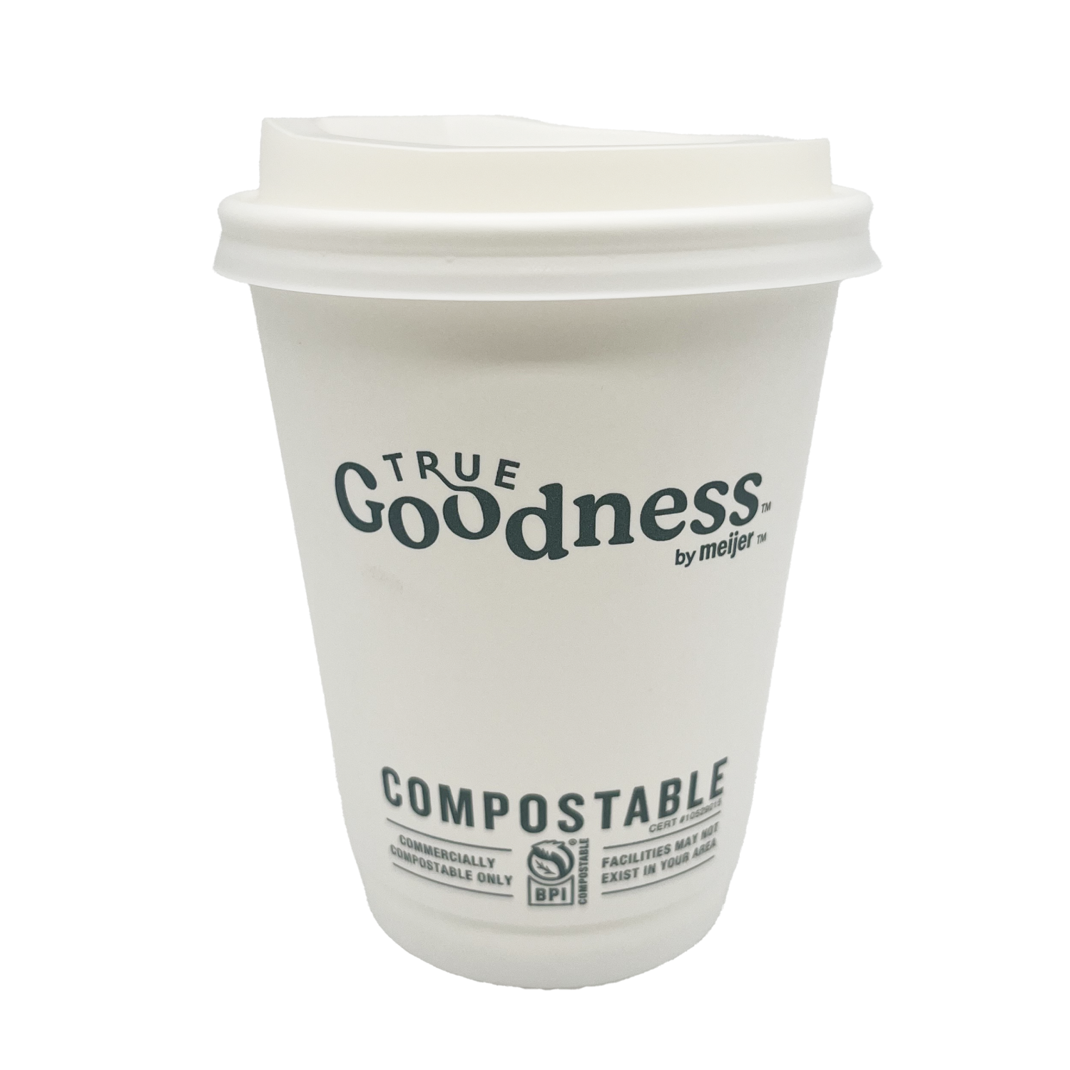 slide 4 of 5, True Goodness Compostable Hot Cups, 12 oz, 10 ct, 10 ct; 12 oz