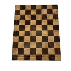 Grand Gourmet Wood Checkered Cutting Board, 17.5 inX14 in