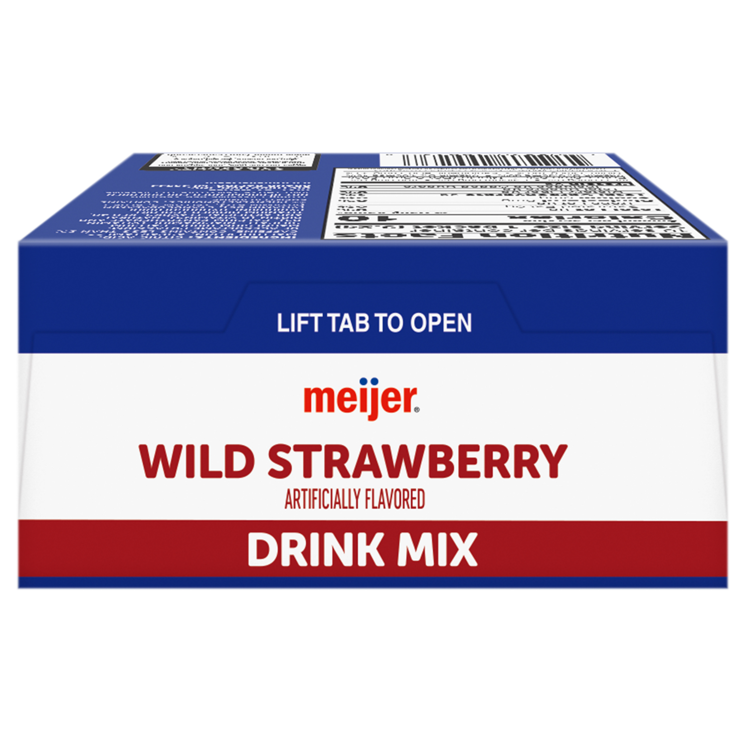 slide 8 of 8, Meijer Wild Strawberry Drink Mix with Caffeine - 10 ct, 10 ct