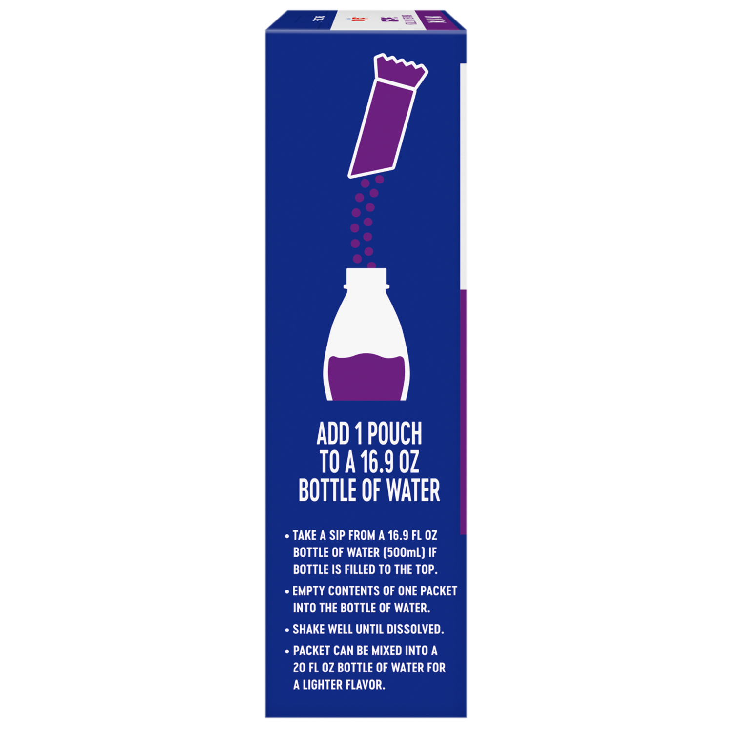 slide 4 of 8, Meijer Grape Drink Mix with Caffeine - 10 ct, 10 ct