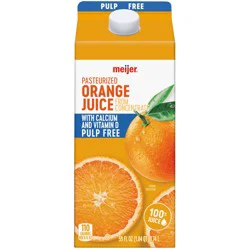 Orange Juice From Concentrate With Calcium And Vitamin D