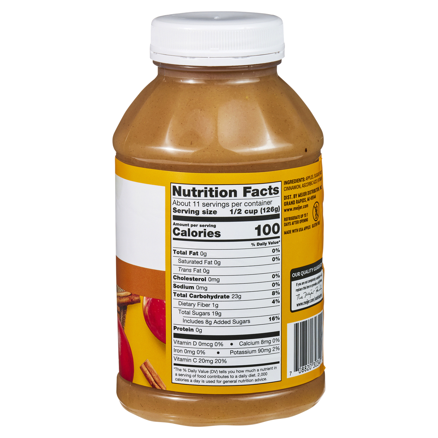 slide 3 of 5, Meijer Cinnamon Applesauce, 48 oz