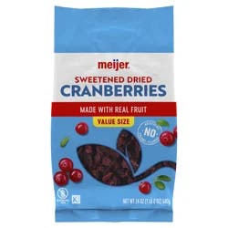 Meijer Sweetened Dried Cranberries