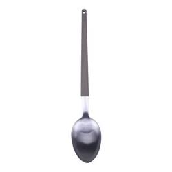 Grand Gourmet Stainless Steel Solid Spoon, Soft Touch Handle