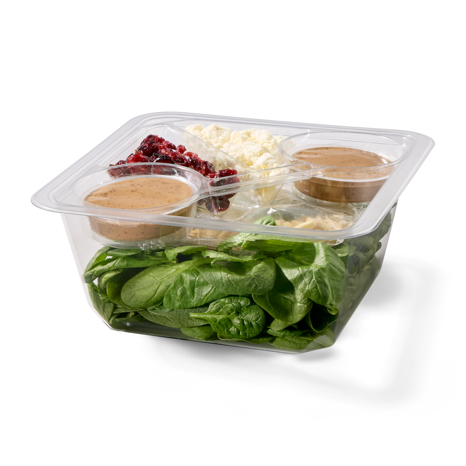 slide 4 of 4, Fresh from Meijer Shareable Cranberry Spinach Salad, 12 oz, 12 oz