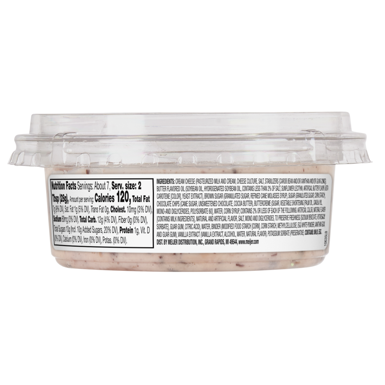 slide 3 of 3, Fresh from Meijer Chocolate Chip Cream Cheese Dessert Dip, 7 oz., 7 oz