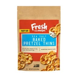 Fresh from Meijer Sea Salt Pretzel Thins, 14 oz.
