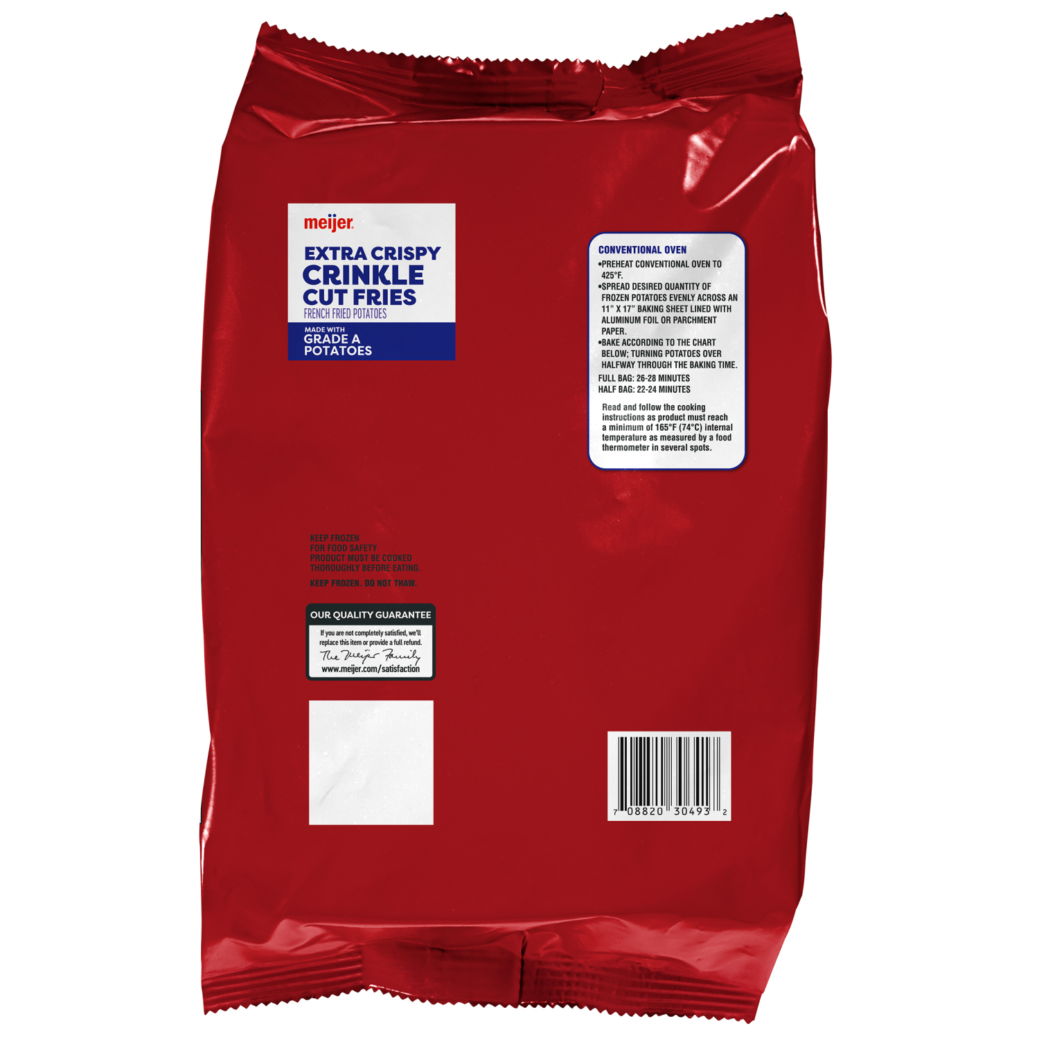 slide 2 of 4, Meijer Extra Crispy Crinkle Cut French Fries, 26 oz