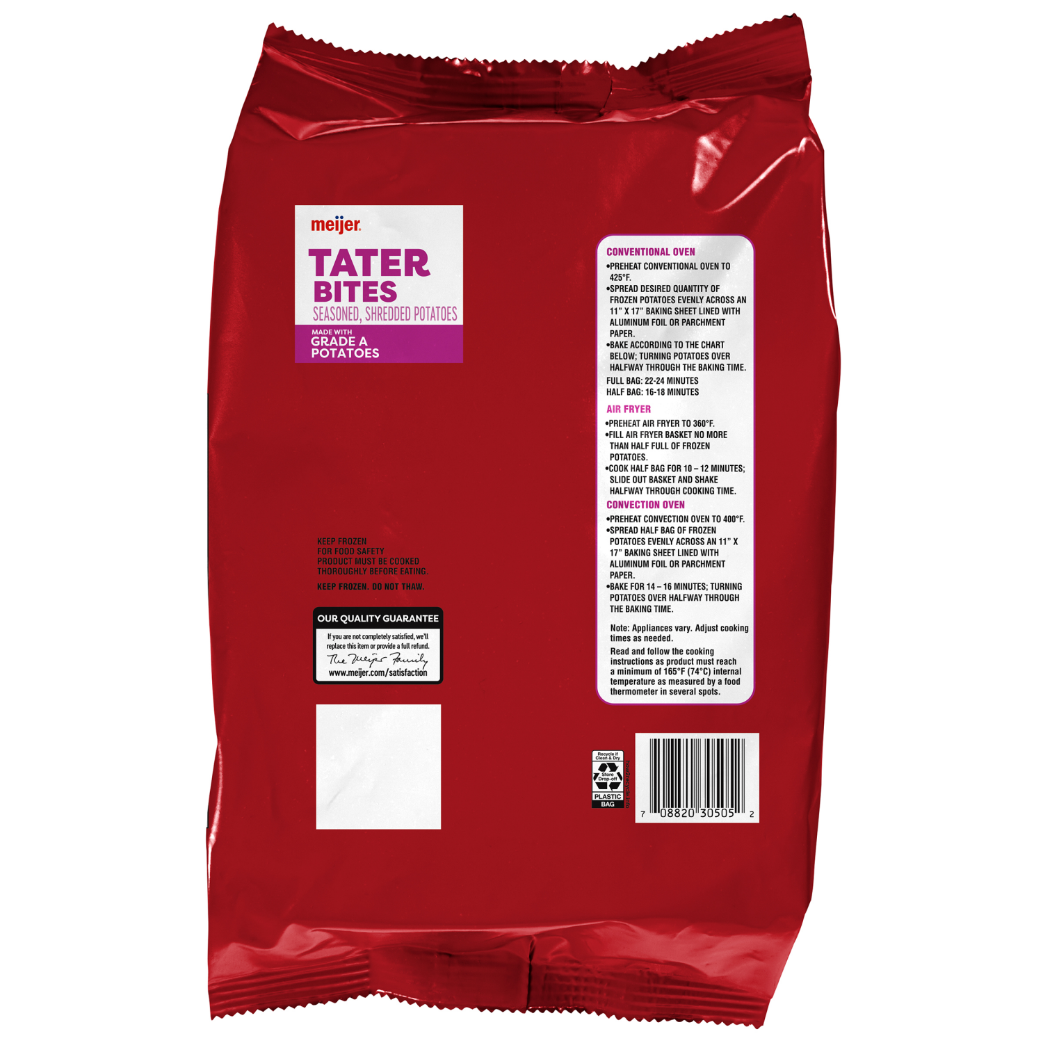 slide 4 of 4, Meijer Tater Bites, 32 oz