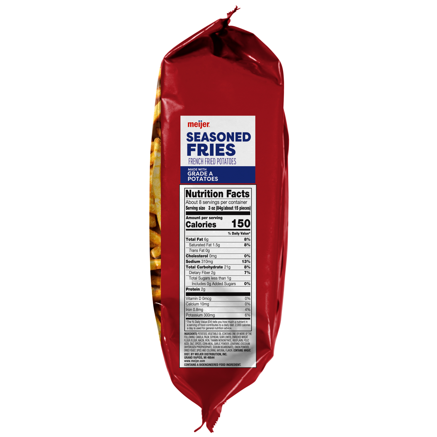 slide 3 of 3, Meijer Seasoned Fries, 24 oz