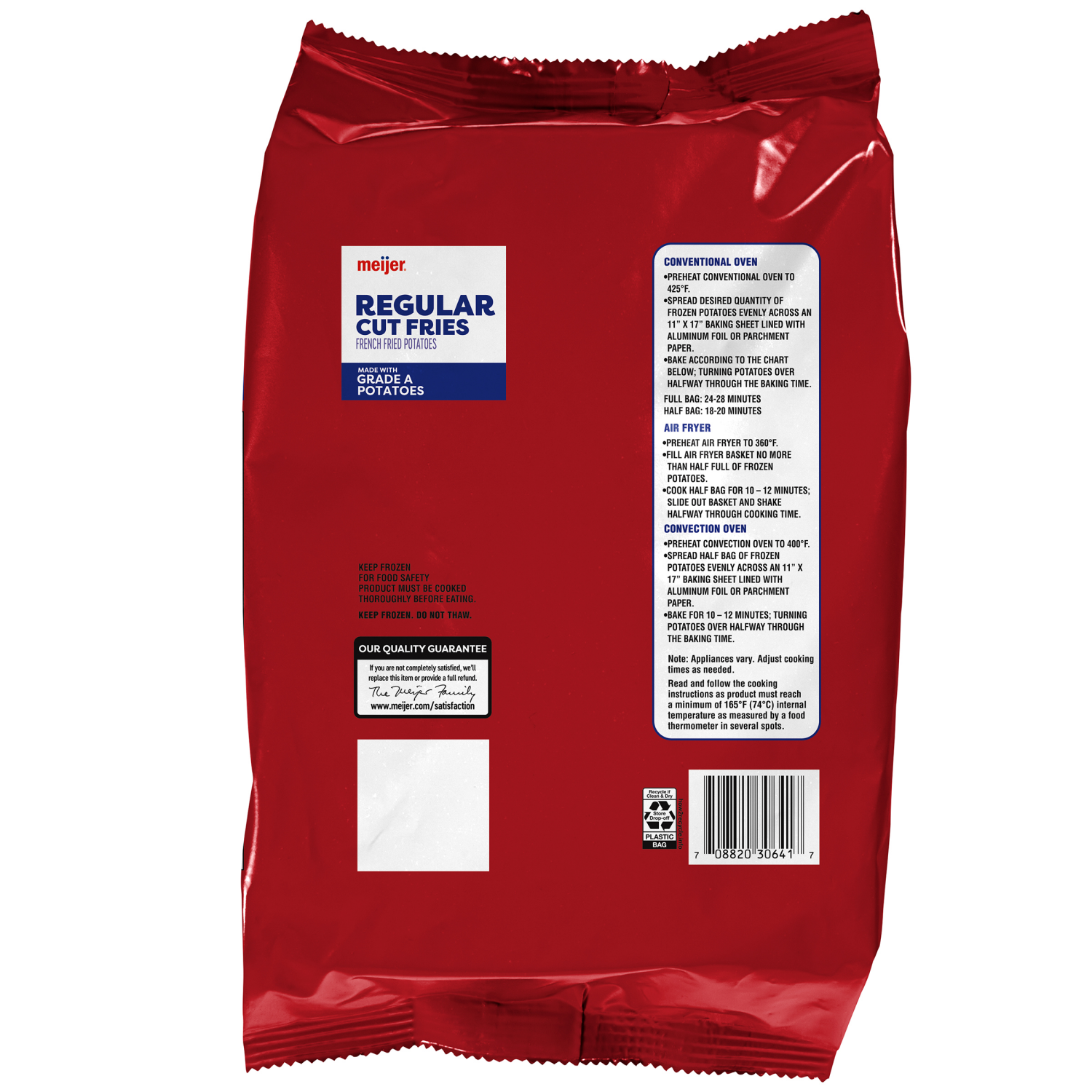 slide 2 of 4, Meijer Regular Cut Fries, 32 oz