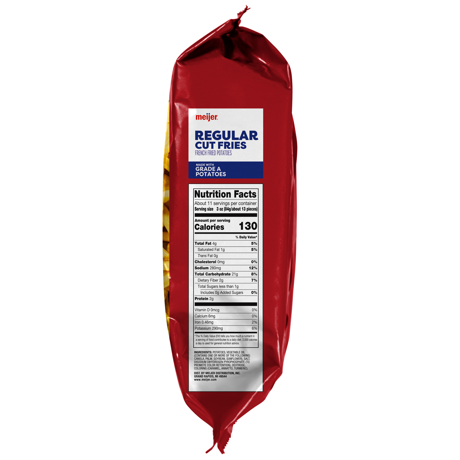 slide 4 of 4, Meijer Regular Cut Fries, 32 oz