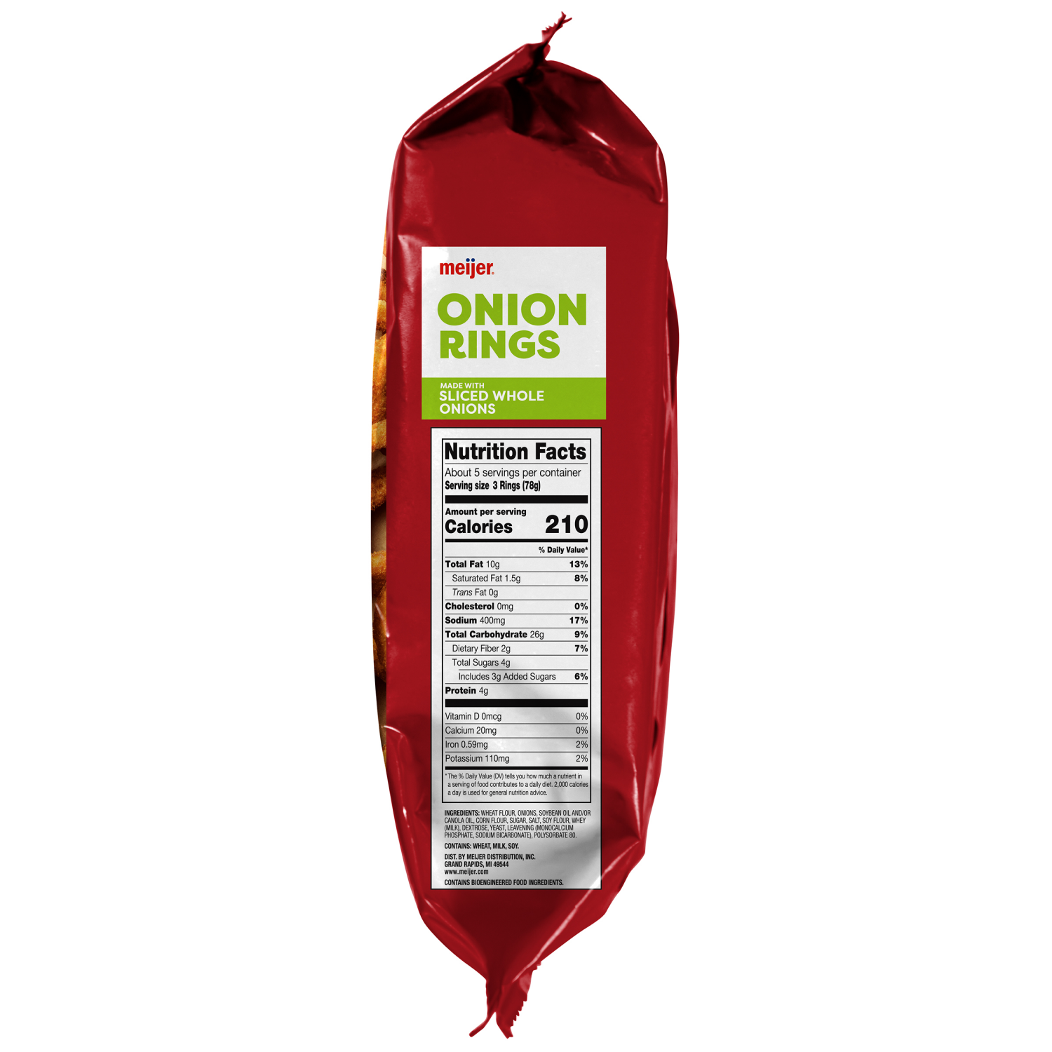 slide 3 of 3, Meijer Whole Onion Rings, 16 oz