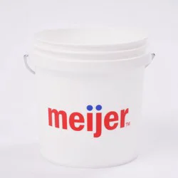 Meijer 4" Mini Bucket, White