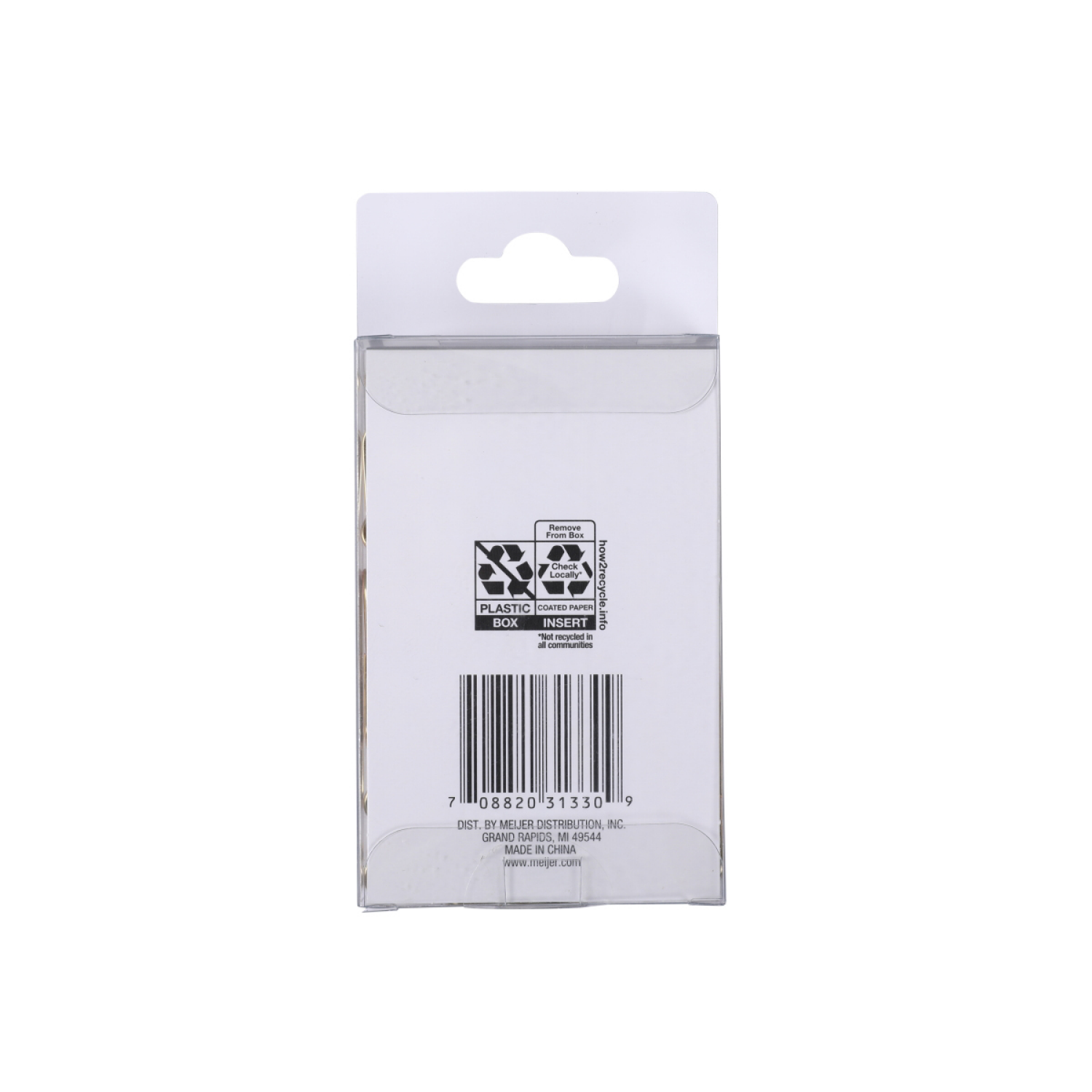 slide 2 of 2, Meijer Jumbo Paper Clips, Gold, 75 ct