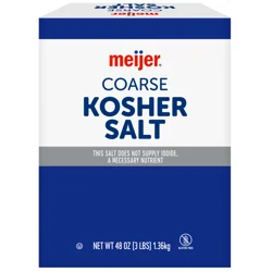 Meijer Kosher Salt 3 Lb