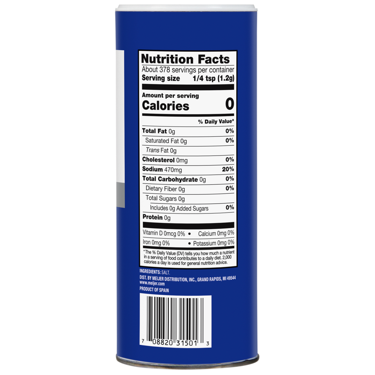 slide 2 of 2, Meijer Salt Kosher 1 LB, 1 lb