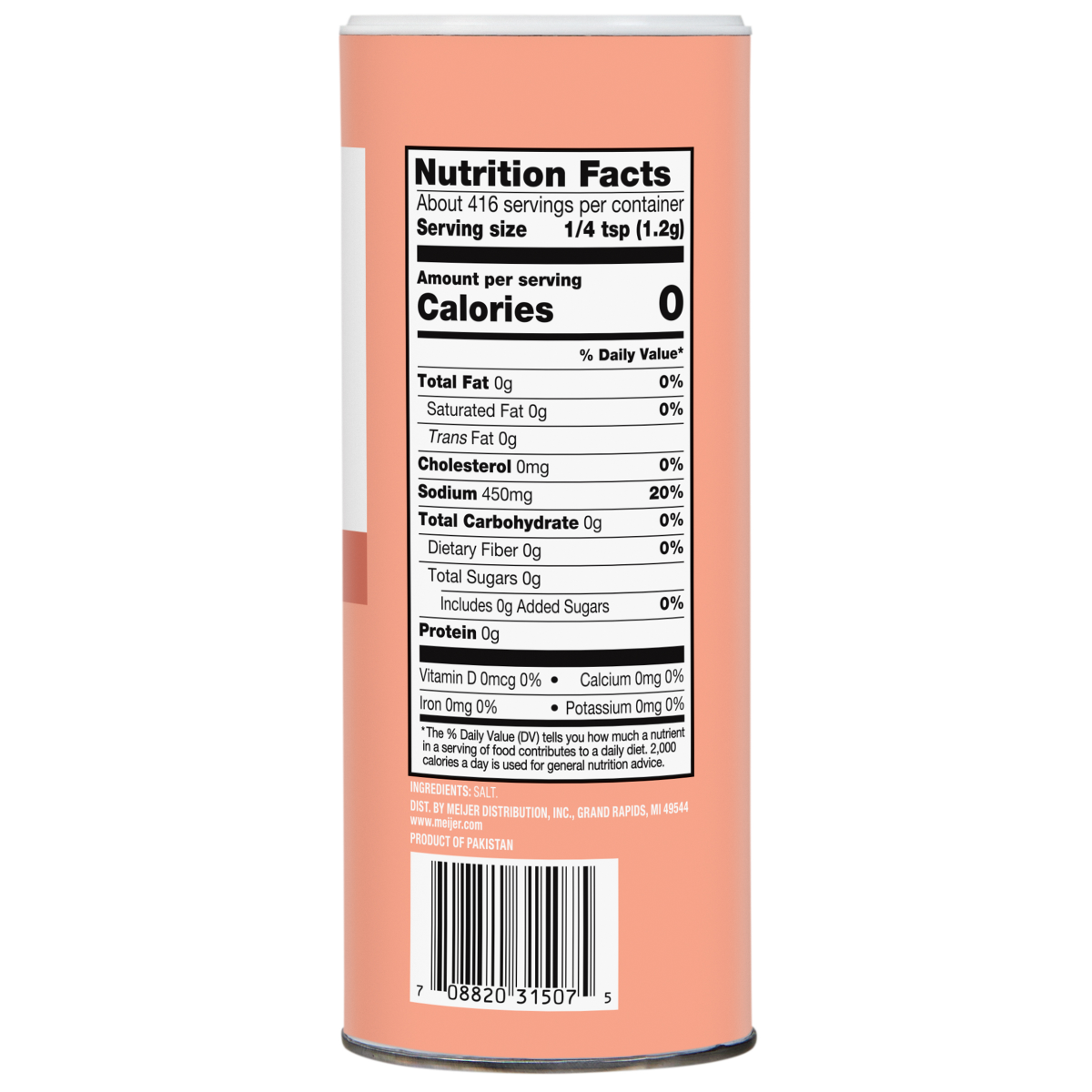 slide 2 of 2, Meijer Pink Himalayan Fine 17.6 Oz, 17.6 oz