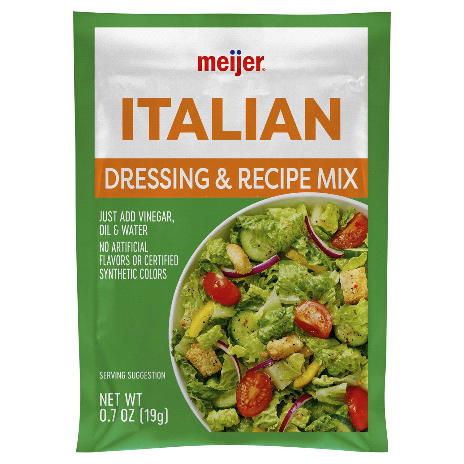 slide 1 of 2, Meijer Italian Dressing & Recipe Mix - 0.7 oz, 0.7 oz