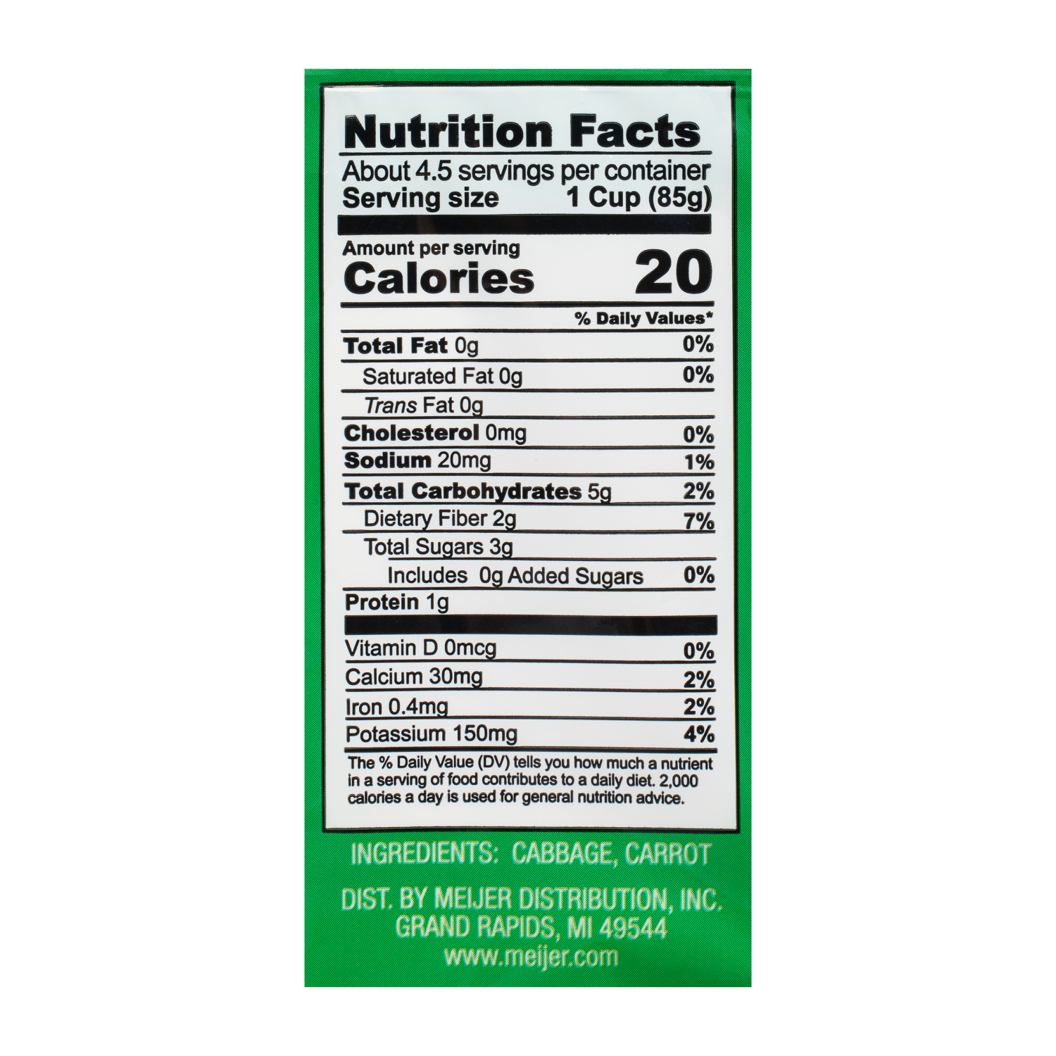 slide 2 of 2, Fresh from Meijer Restaurant-Style Coleslaw, 14 oz, 14 oz