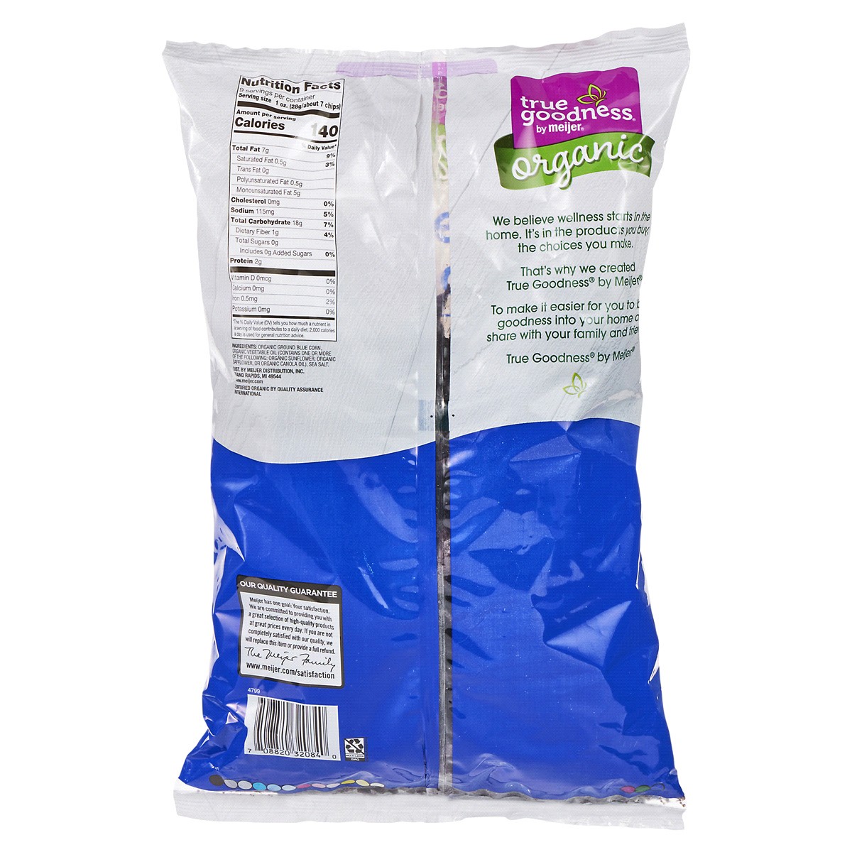 slide 9 of 9, True Goodness Organic Blue Corn Dippers, 9 oz