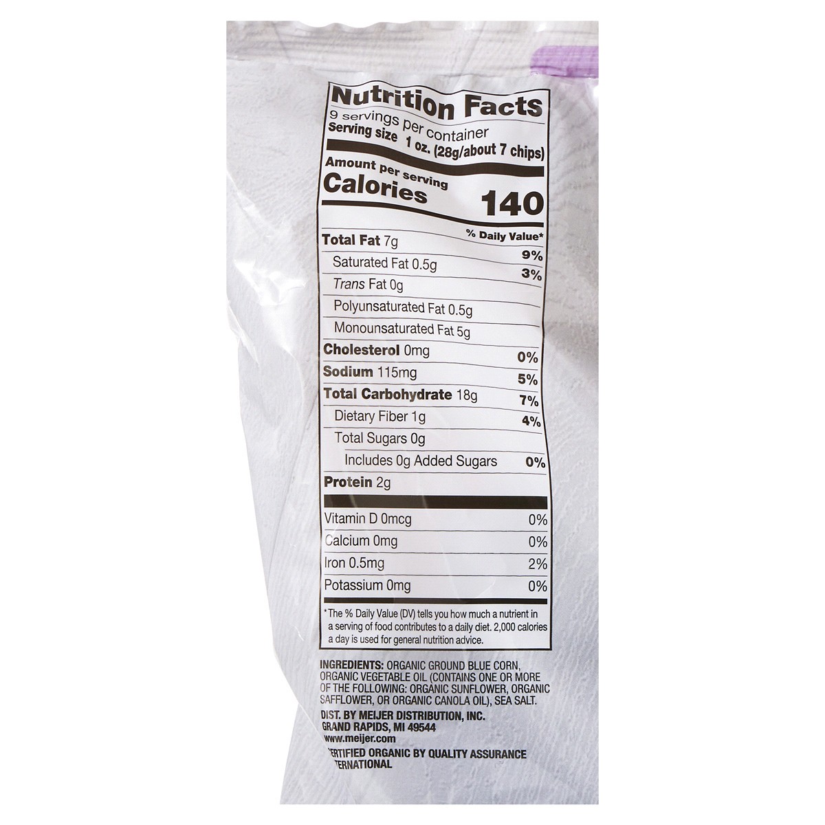 slide 2 of 9, True Goodness Organic Blue Corn Dippers, 9 oz