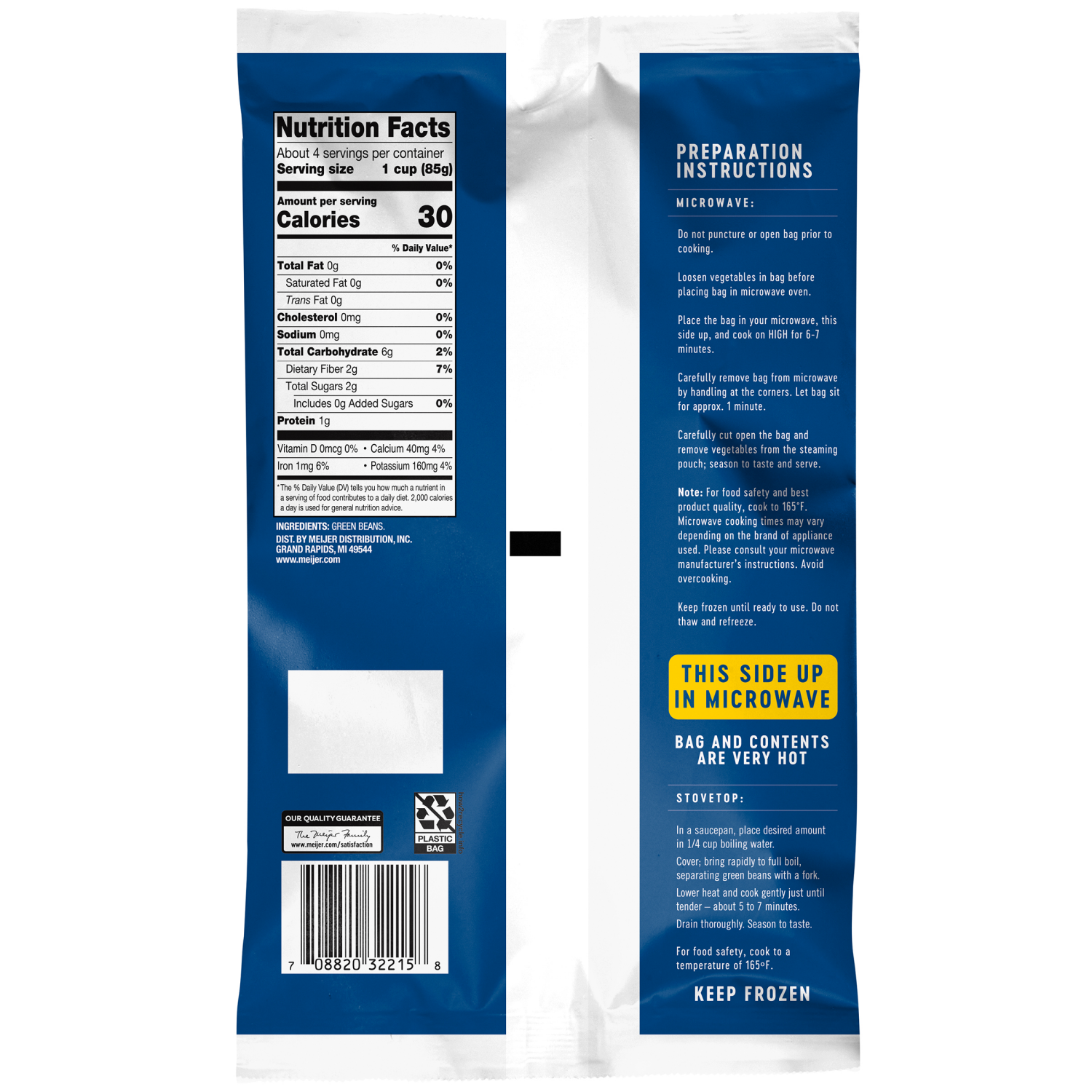 slide 2 of 2, Meijer Steamable French-Style Green Beans, 12 oz, 12 oz