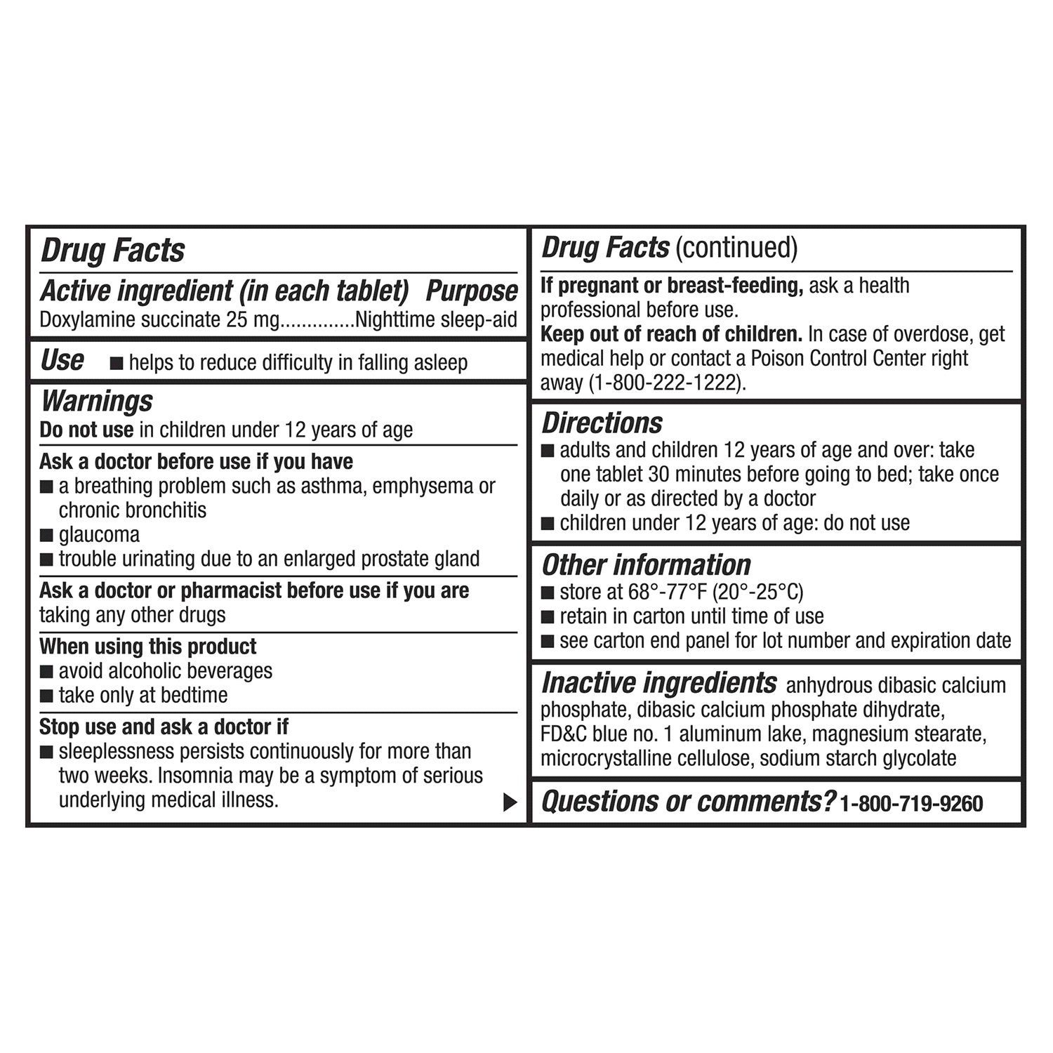 slide 4 of 5, Meijer Doxy Succinate Sleep Aid Tablets 24S, 1 ct
