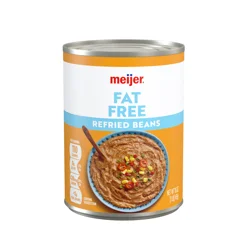Meijer Fat Free Refried Beans, 16oz.