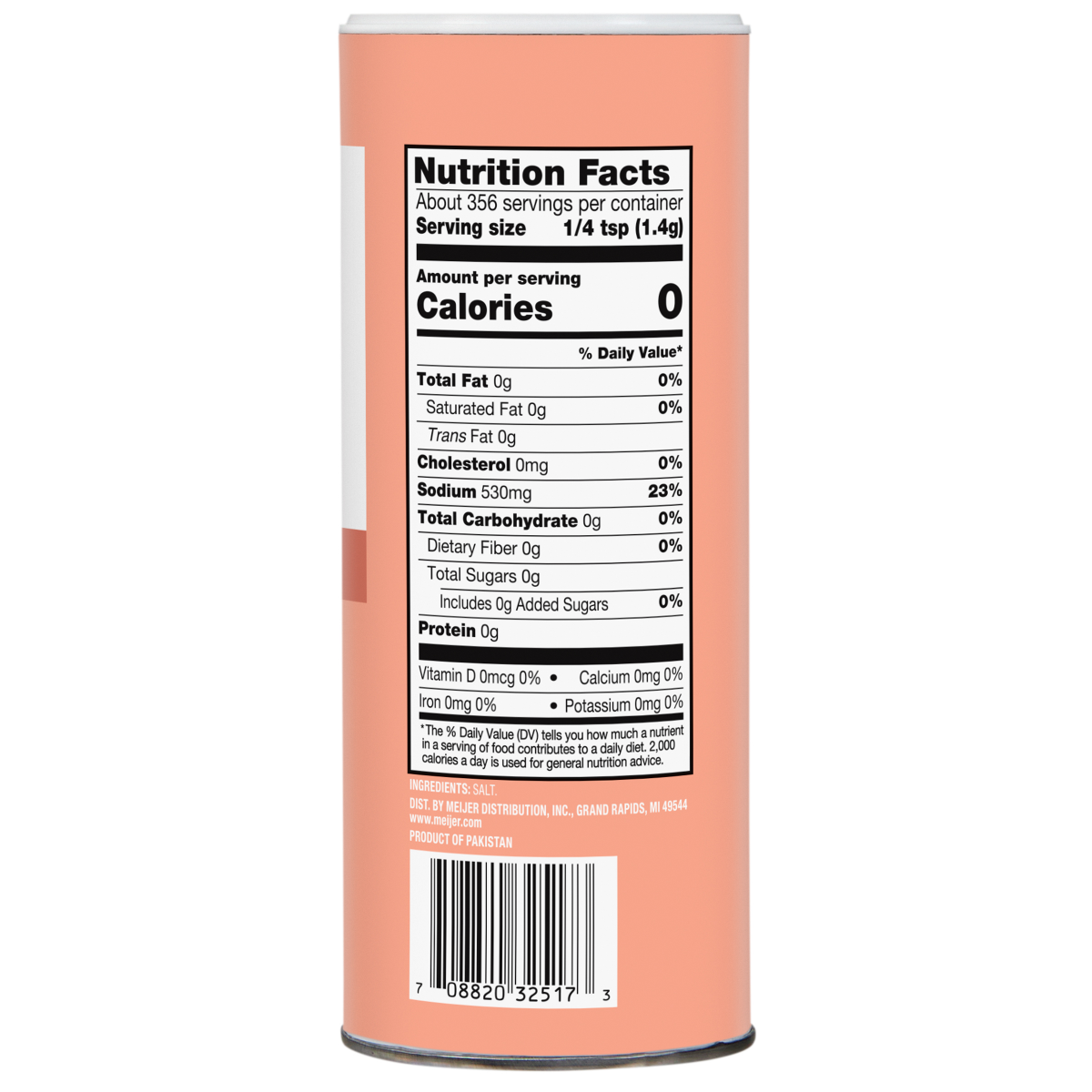 slide 2 of 2, Meijer Pink Himalayan Coarse 17.6 OZ, 17.6 oz