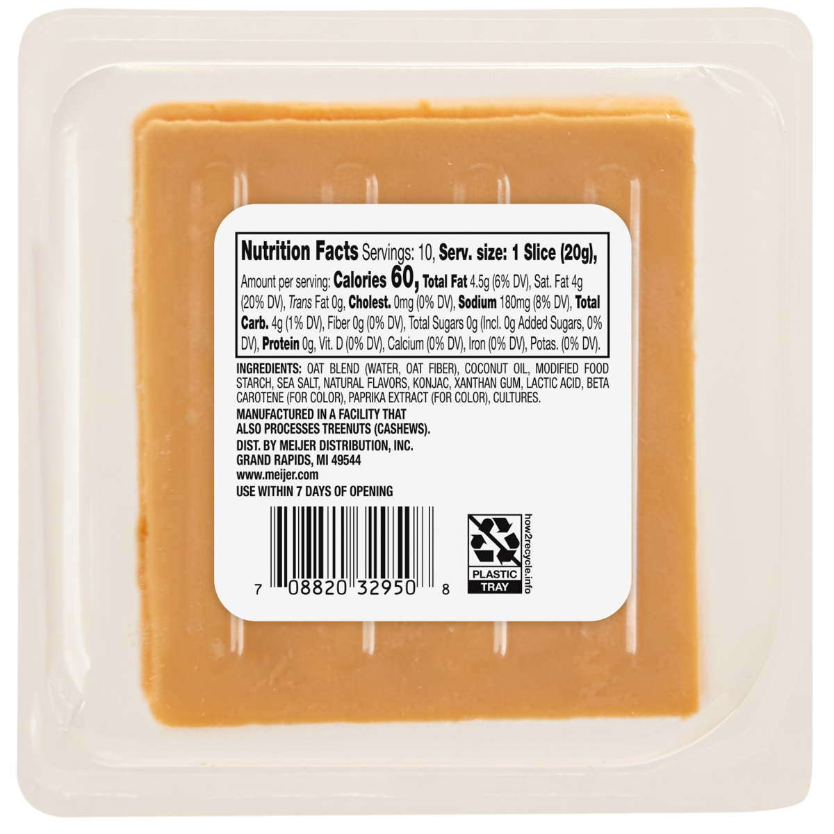 slide 2 of 2, True Goodness Plant Based Sharp Cheddar Slices, 7 oz