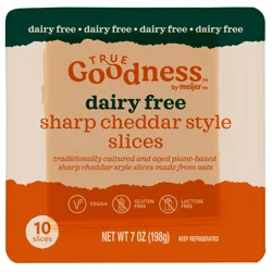 True Goodness Plant Based Sharp Cheddar Slices