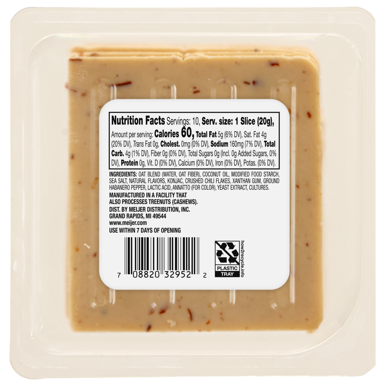 slide 2 of 2, True Goodness Plant Based Pepper Jack Slice - 7 oz, 7 oz