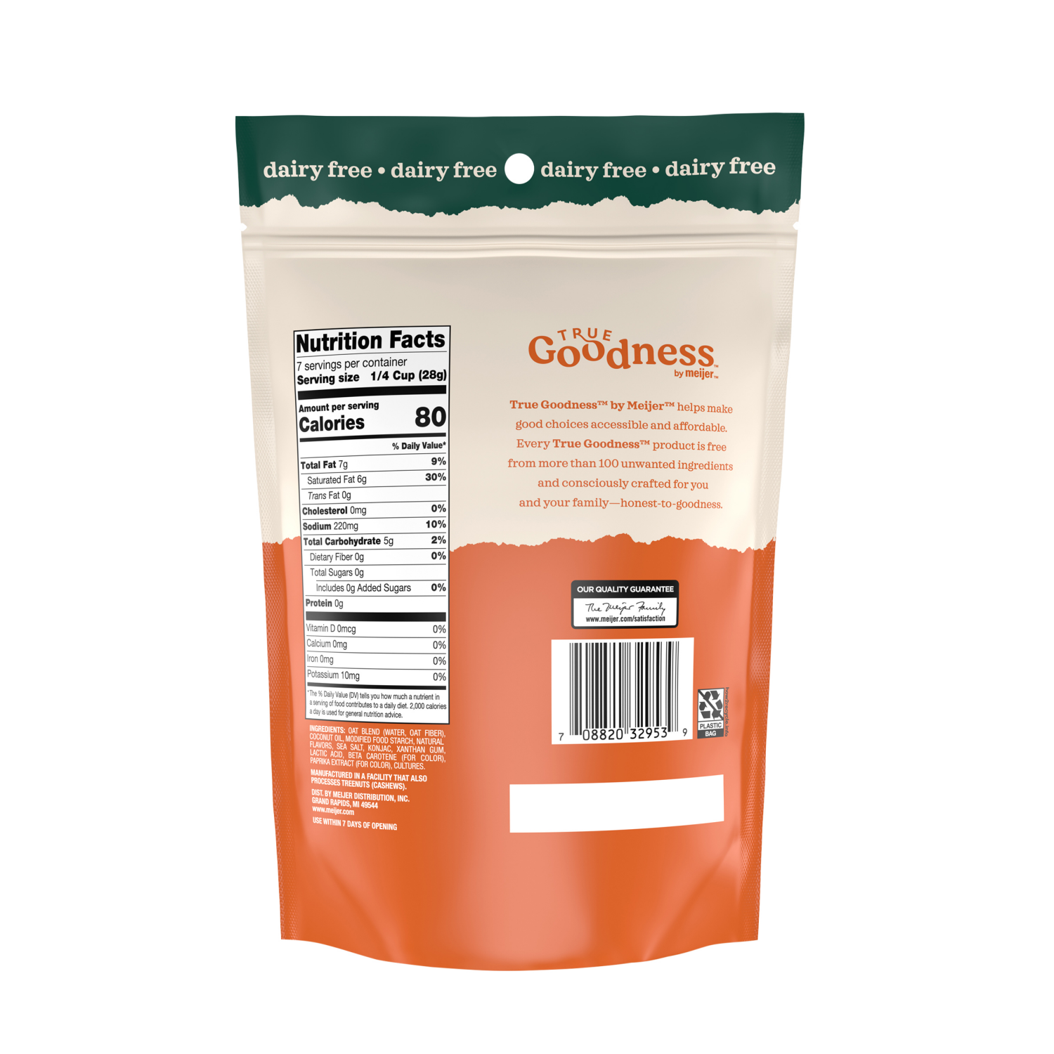 slide 2 of 4, True Goodness Plant Based Sharp Cheddar Shreds, 7 oz