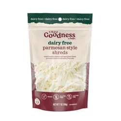 True Goodness Plant Based Parmesan Shreds