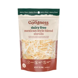 True Goodness Plant Based Mexican Blend Shreds, 7 oz