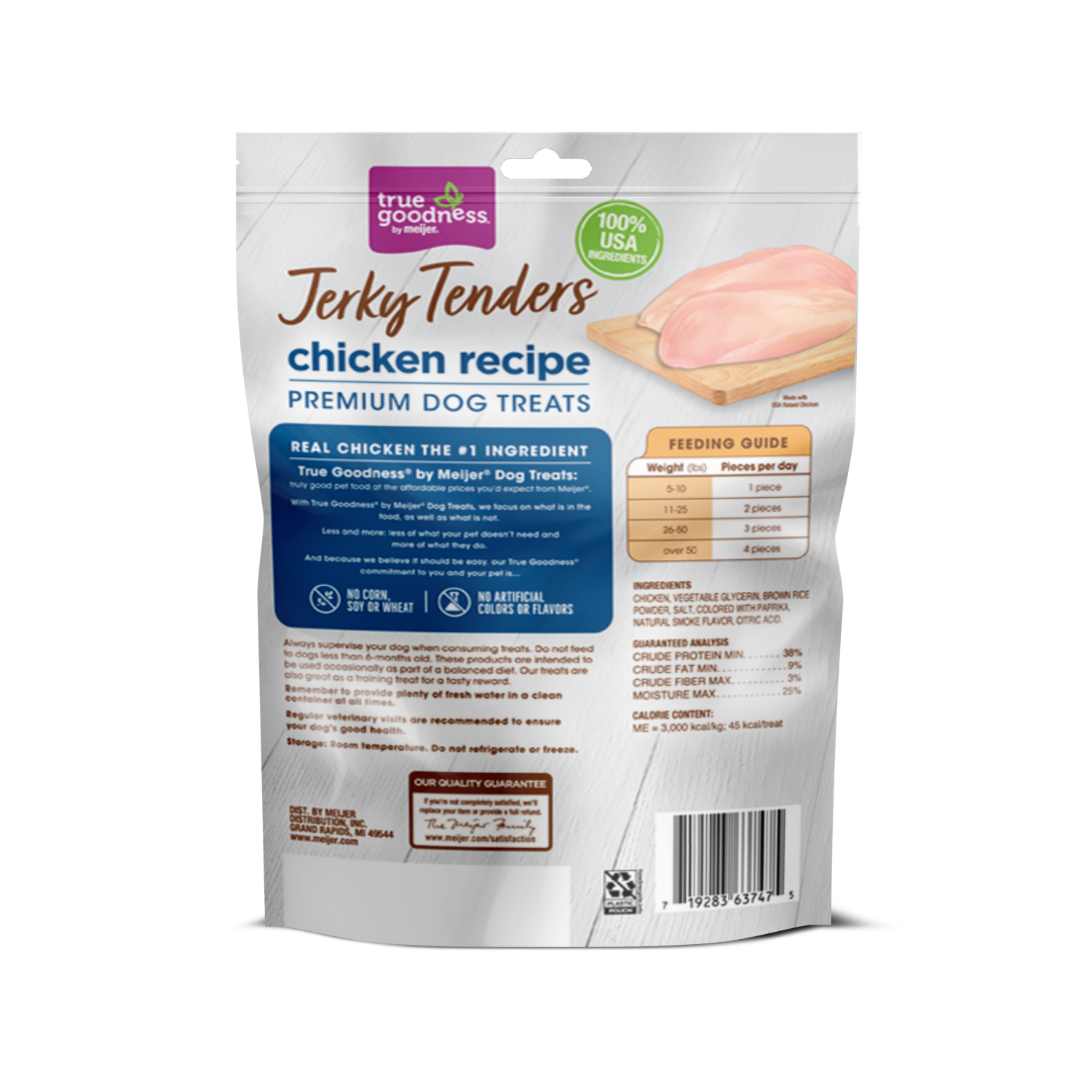 slide 2 of 6, True Goodness Chicken Recipe Jerky Dog Treats, 3 oz, 3 oz