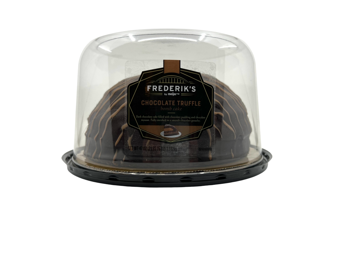 slide 1 of 13, FREDERIKS BY MEIJER Frederik's By Meijer Chocolate Truffle Bomb Cake, 32 oz., 32 oz