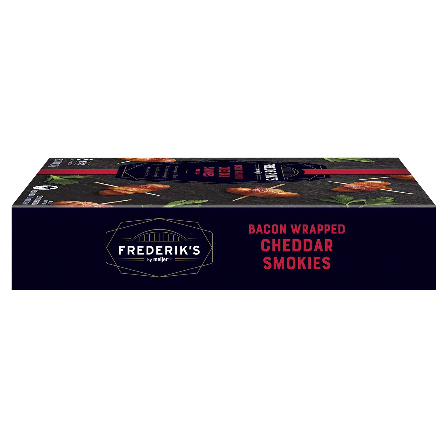 slide 3 of 5, FREDERIKS BY MEIJER Frederik's by Meijer Bacon Wrapped Cheddar Smokies, 4.8 oz