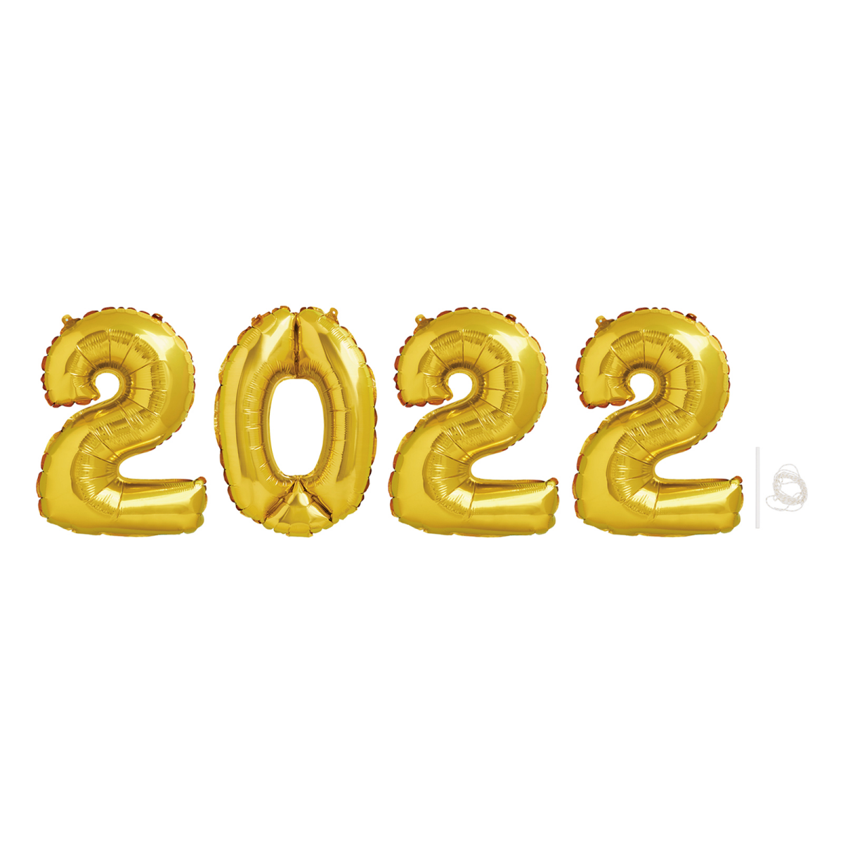 slide 8 of 13, Meijer Corporate Seasonal Graduation 2023 Gold Foil Balloon Kit, 6.5', 16"H      