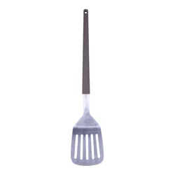 Grand Gourmet Stainless Steel Slotted Turner, Soft Touch Handle