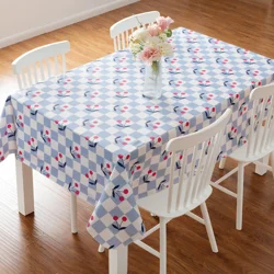 Meijer Corporate Seasonal Mcs Spring Cherries Peva Tablecloth, 60 In X 84 In