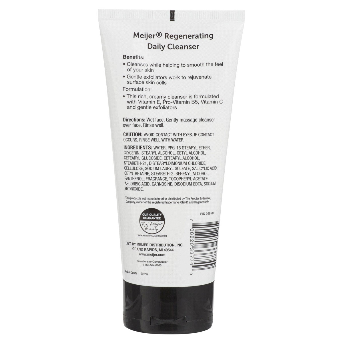 slide 2 of 2, Meijer Regenerating Cleanser, 5 oz