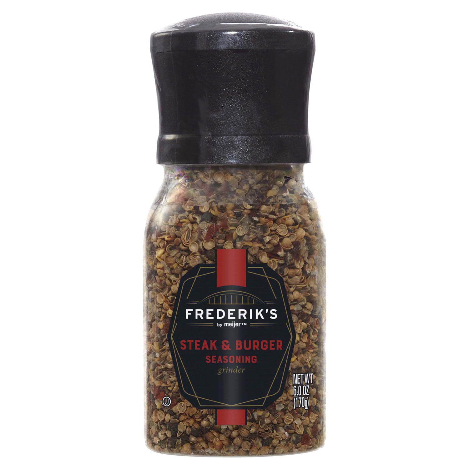 slide 1 of 3, FREDERIKS BY MEIJER Frederik's by Meijer Steak & Burger Seasoning, 6 oz
